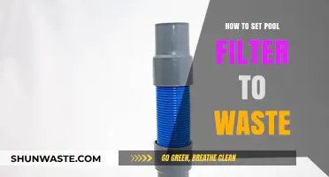 Efficient Pool Maintenance: Guide to Setting Filter to Waste Mode