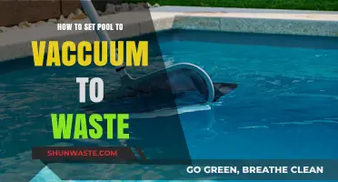 Mastering Pool Maintenance: Steps to Set Vacuum to Waste Efficiently