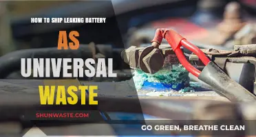 Safely Shipping Leaking Batteries as Universal Waste: A Step-by-Step Guide