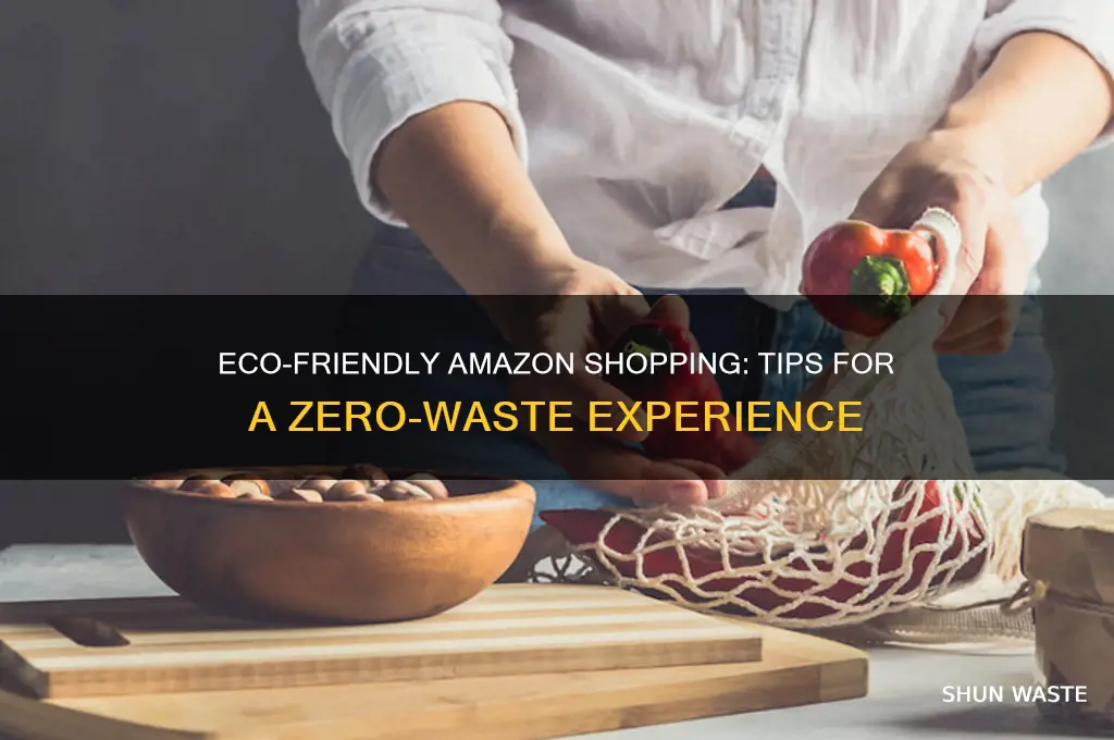 how to shop on amazon waste free