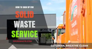 Easy Steps to Sign Up for Solid Waste Service in Your Area