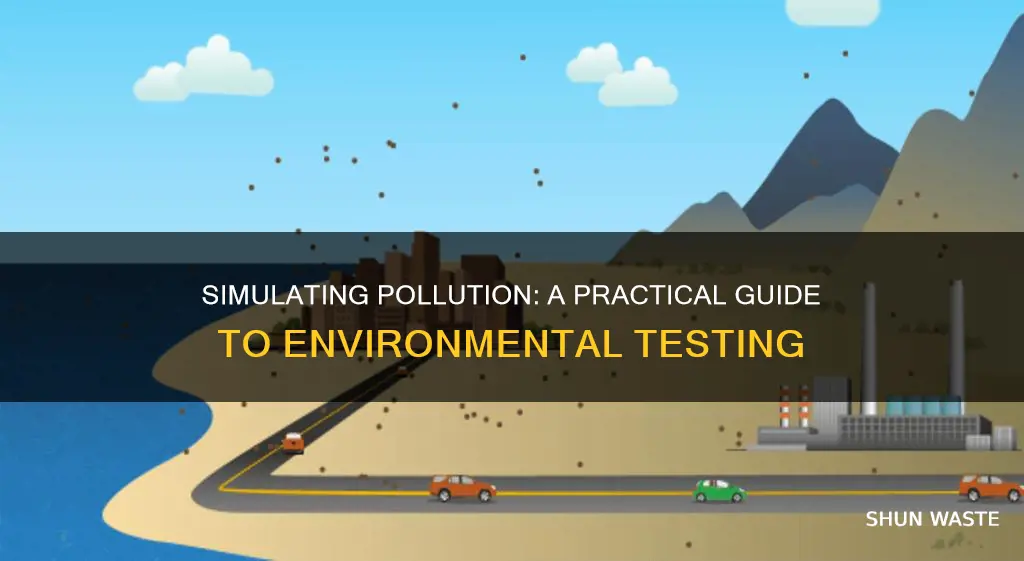 how to similuate pollution