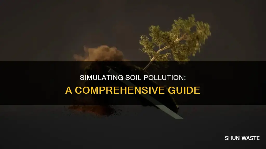 how to simulate soil pollution