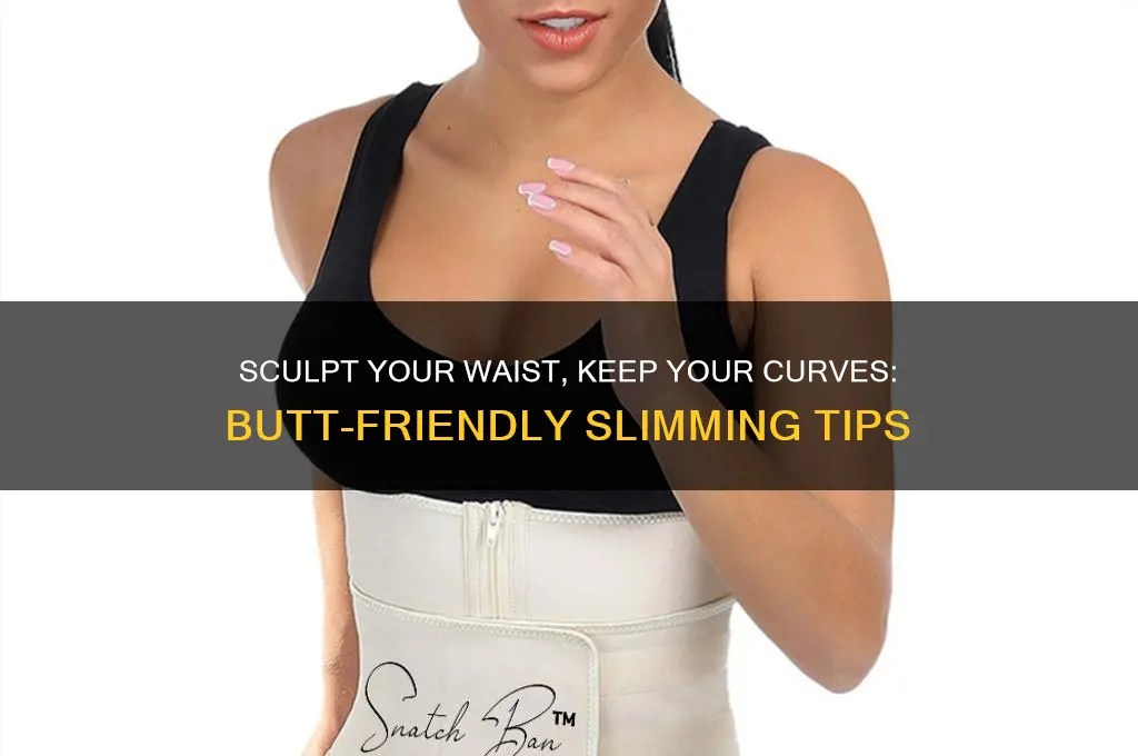 how to slim waste without losing butt