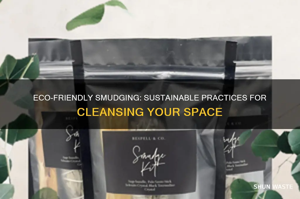 how to smudge without affecting the environment