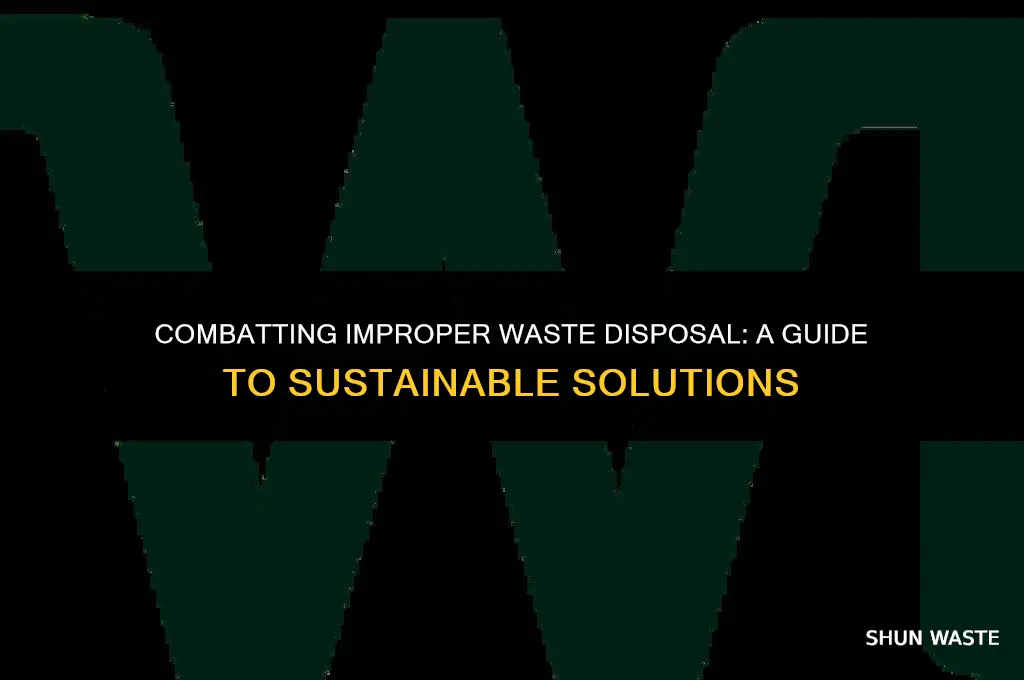 how to solve improper waste disposal