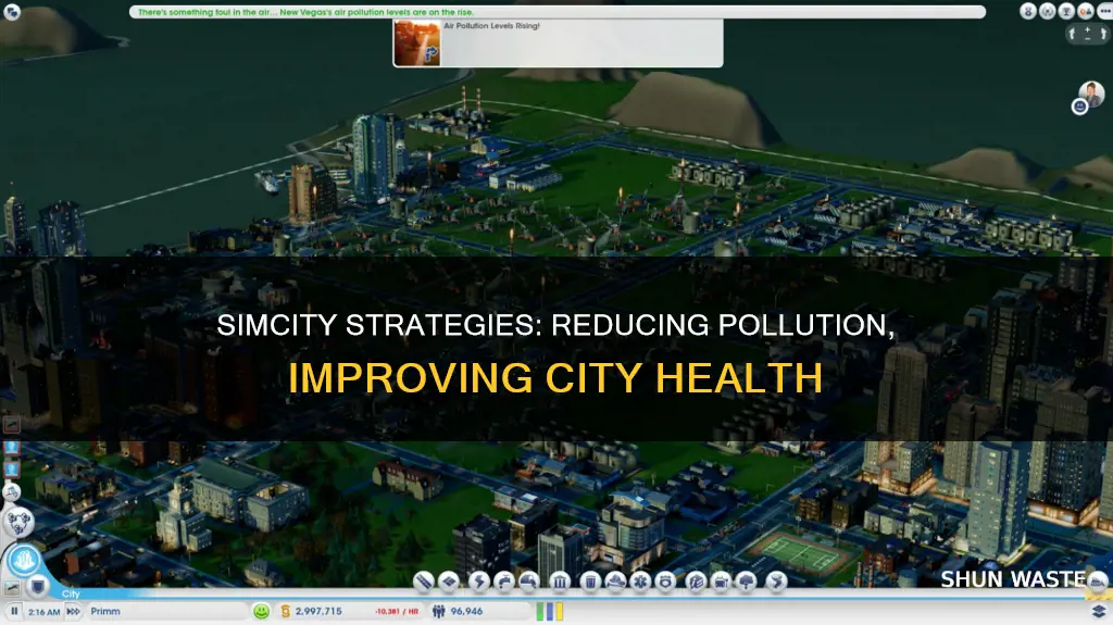 how to solve pollution in simcity