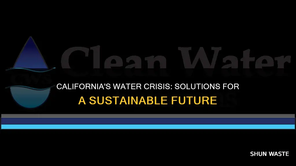 how to solve water pollution in california