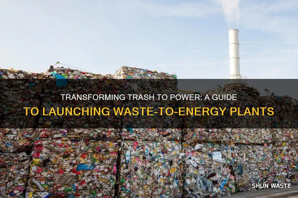 how to start a waste to energy plant
