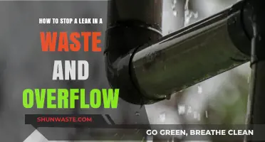 Quick Fix: Stopping Leaks in Waste and Overflow Pipes