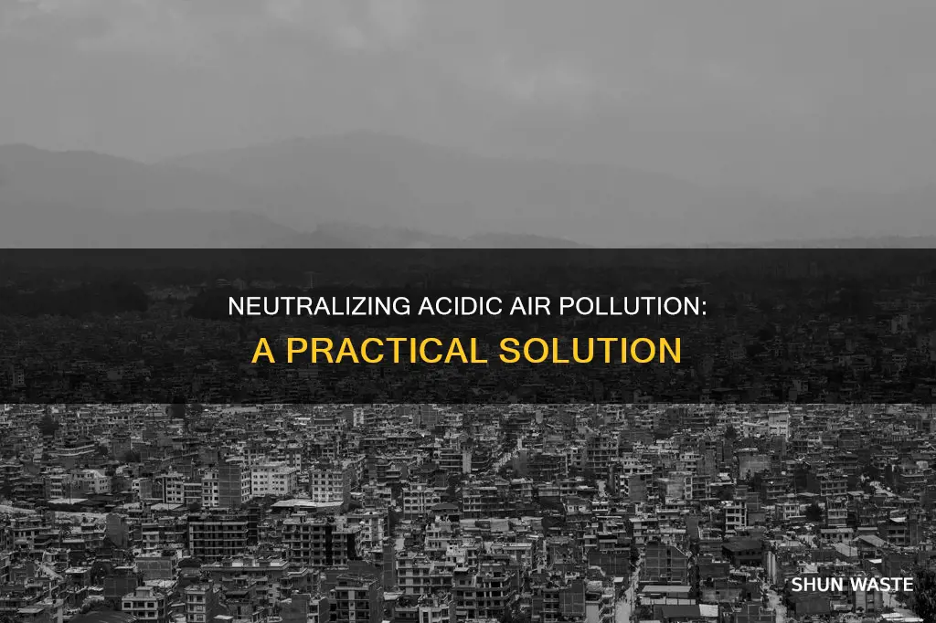 how to stop acidic air pollution using neutralization