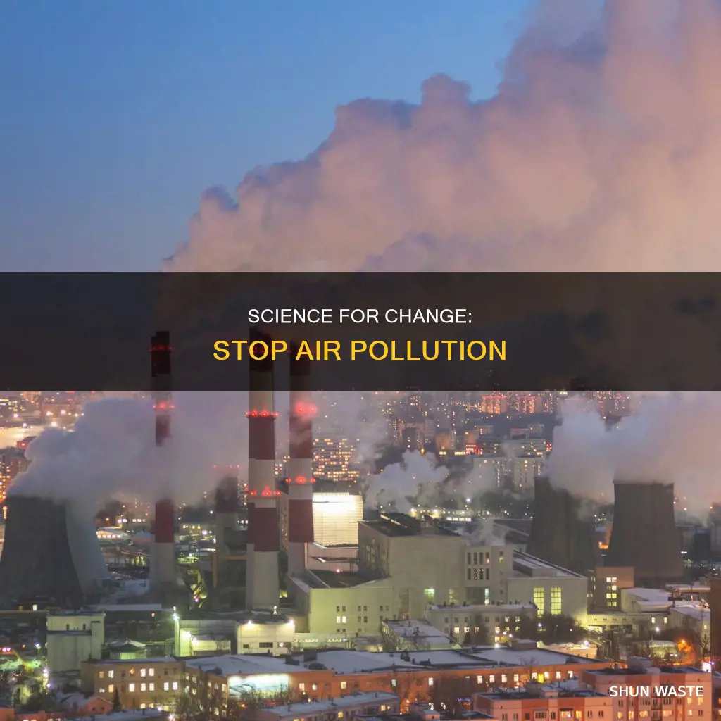 how to stop air pollution science project
