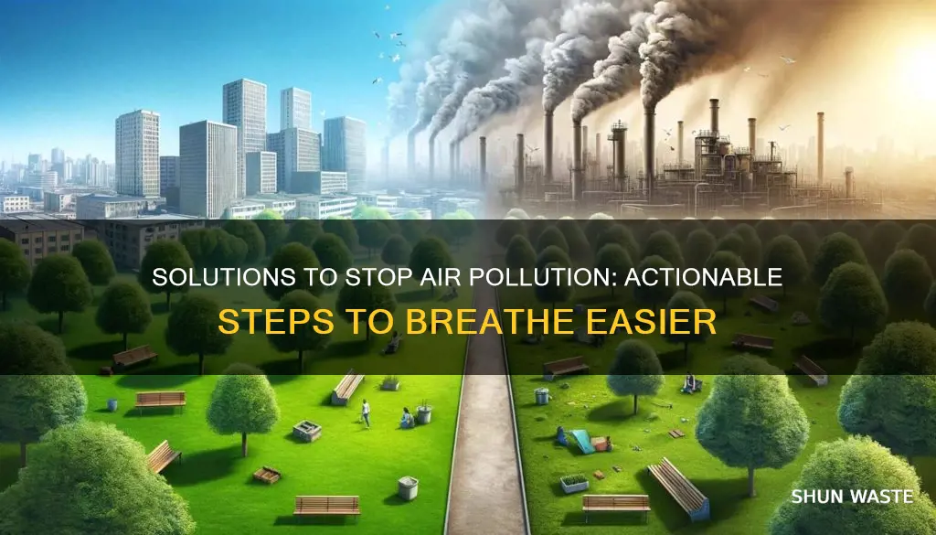 how to stop air pollution solutions
