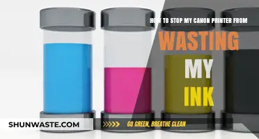 Save Ink: Tips to Stop Canon Printer Ink Waste