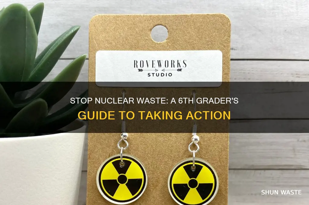 how to stop nuclear waste progect for six graders