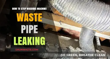 Fix Leaking Washing Machine Waste Pipe: Quick and Easy Solutions
