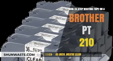 Efficient Tape Usage: Tips to Save on Brother PT-210 Labeling