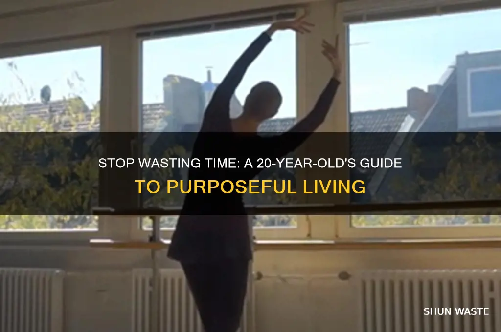 how to stop wasting your life 20 years old