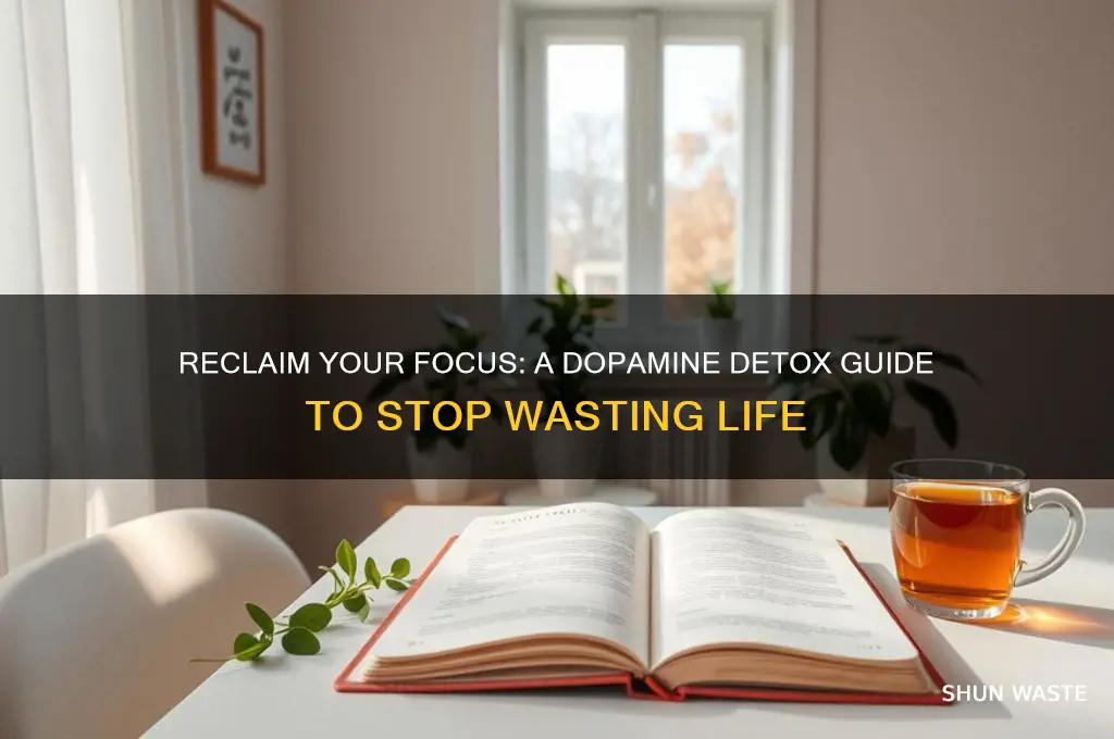 how to stop wasting your life full dopamine detox