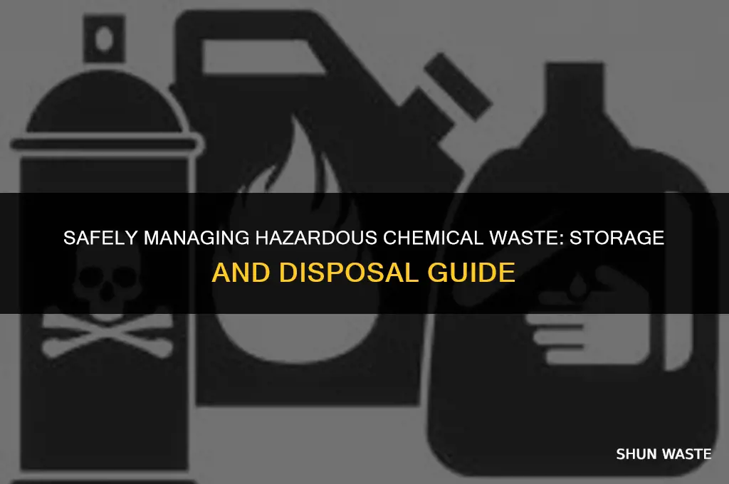 how to store and dispose of hazardous chemical waste