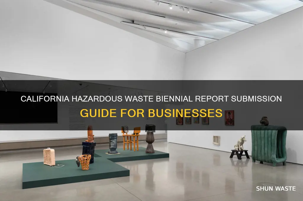 how to submit biennial reports for haz waste in california