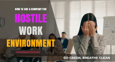 Suing for a Hostile Work Environment: Legal Steps to Take Action