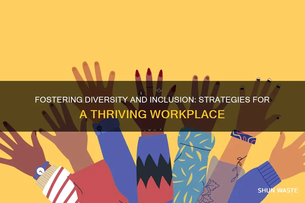 how to support diversity and inclusion in my work environment