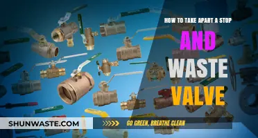 Step-by-Step Guide to Disassembling a Stop and Waste Valve