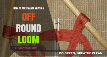 Efficiently Removing Waste Knitting from Your Round Loom: A Step-by-Step Guide