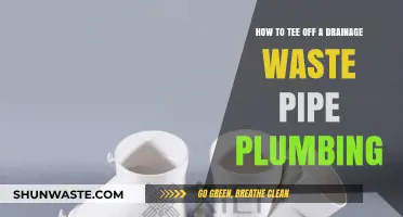 Mastering Drainage: A Step-by-Step Guide to Tee Off Waste Pipes