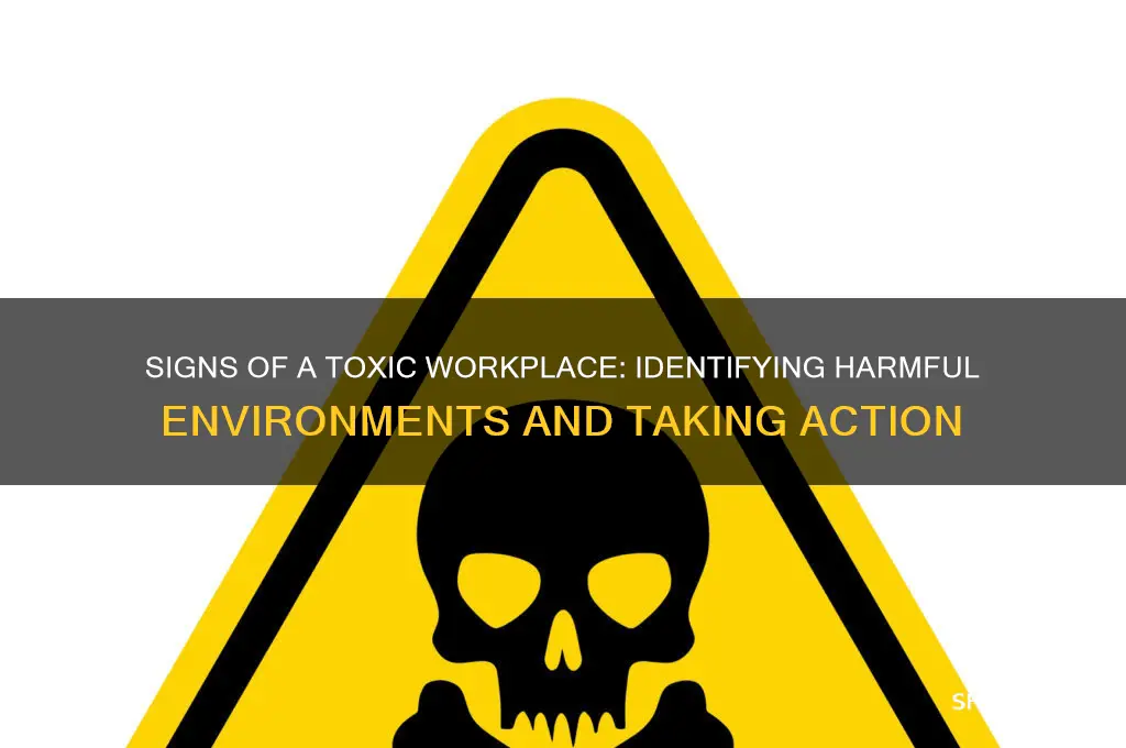 how to tell if you work in a toxic environment