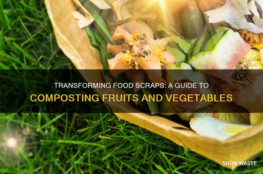 how to tern fruits and vegatables waste into dirt