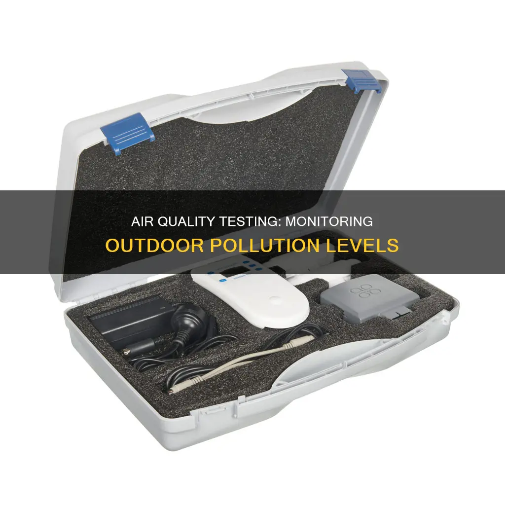 how to test air pollution outside