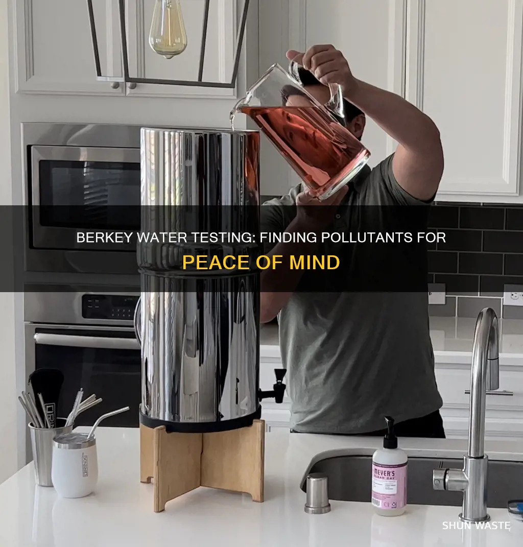 how to test my berkey water for pollutants