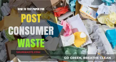 Testing Paper for Post-Consumer Waste: A Comprehensive Guide