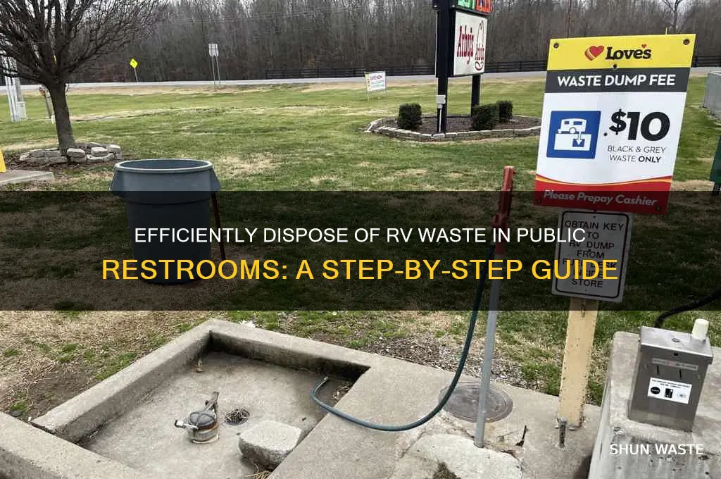 how to transfer rv waste to public toilets