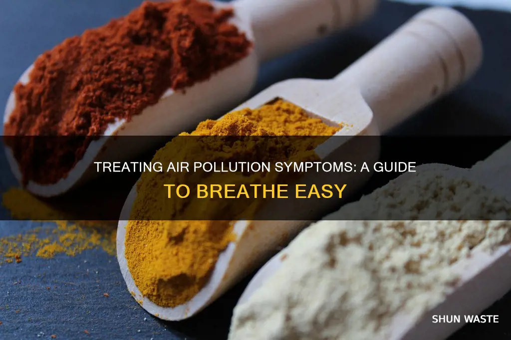 how to treat air pollution symptoms