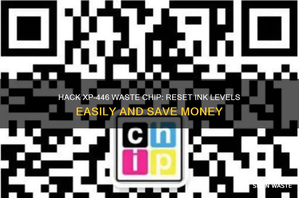 how to trick xp-446 waste chip on ink