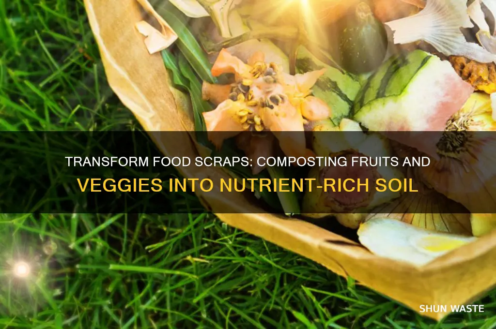 how to turn fruits and vegetables waste into dirt