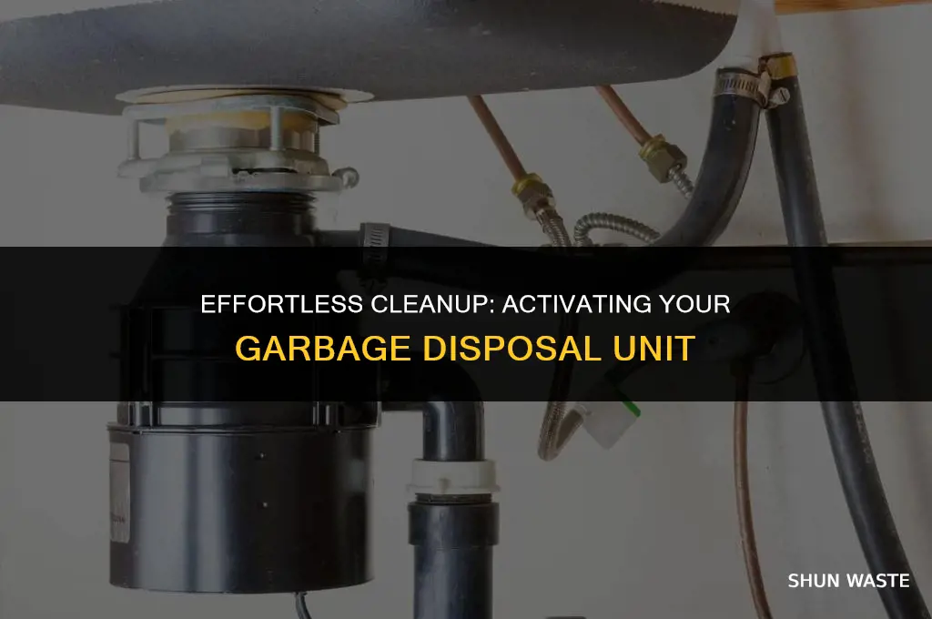 how to turn on waste disposal