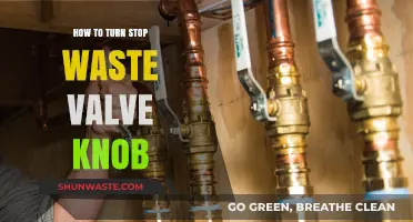 Easy Steps to Turn Your Stop Waste Valve Knob Effectively