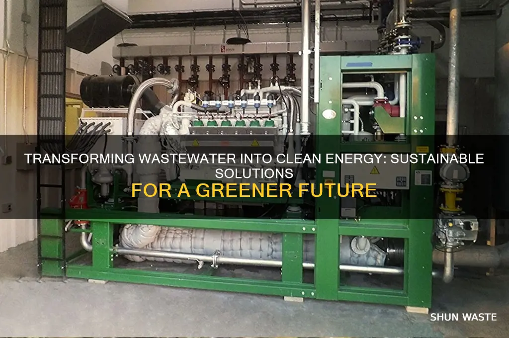 how to turn waste water into energy