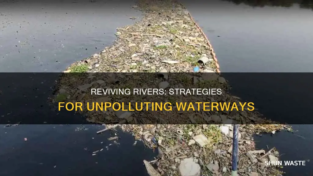 how to un pollute a riber