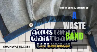 Undoing Waistband Alterations: A Step-by-Step Guide to Restore Your Garment