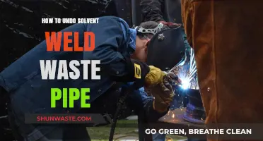 Undoing Solvent Weld Waste Pipe: A Step-by-Step Repair Guide