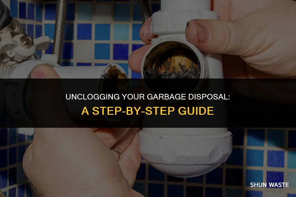 how to unjam a waste disposal unit