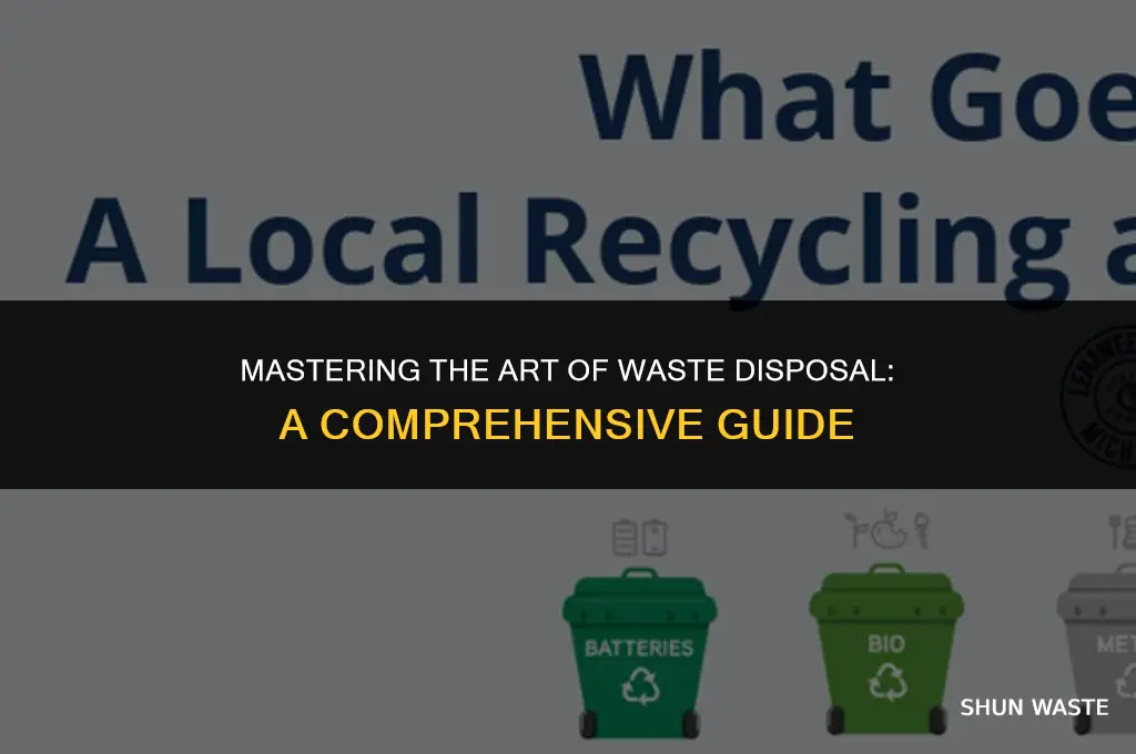 how to unlock waste disposal