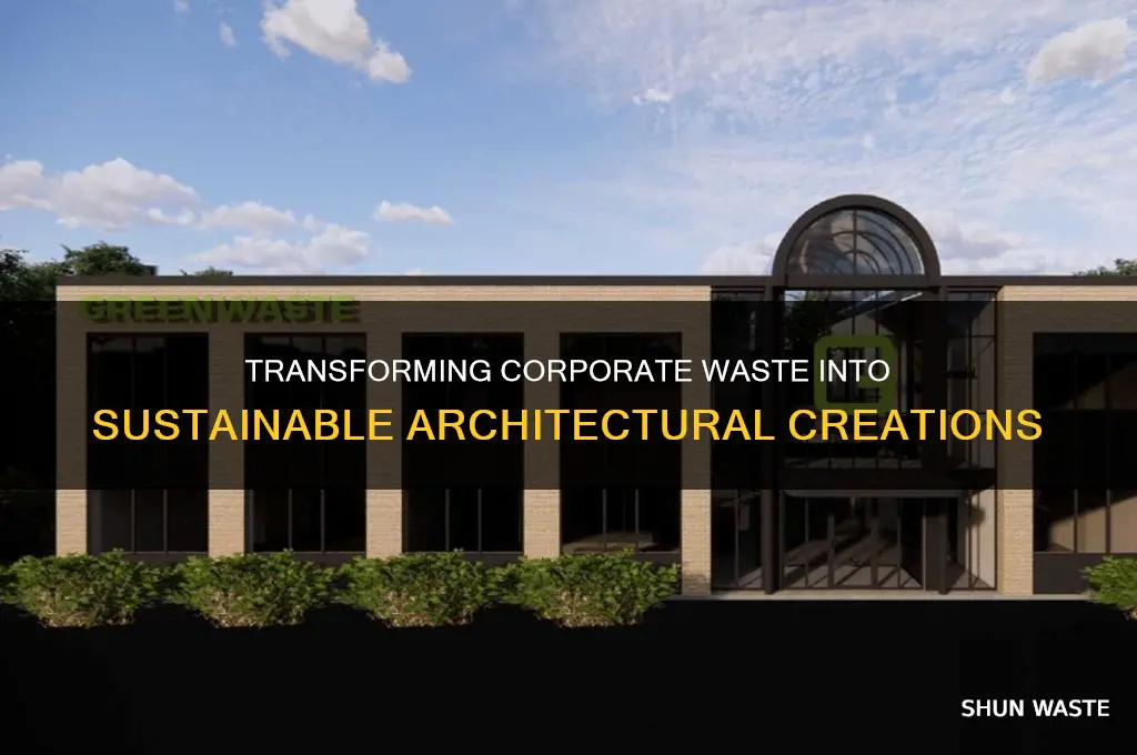 how to upcycle corporate waste into aarchitecturaal production