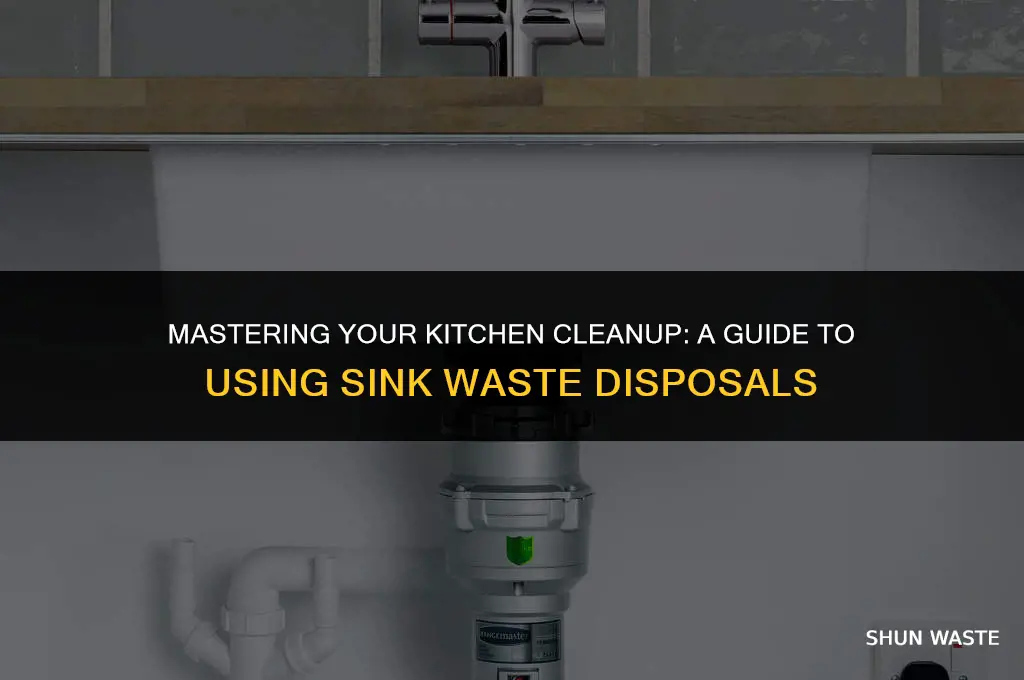 how to use a sink waste disposal unit