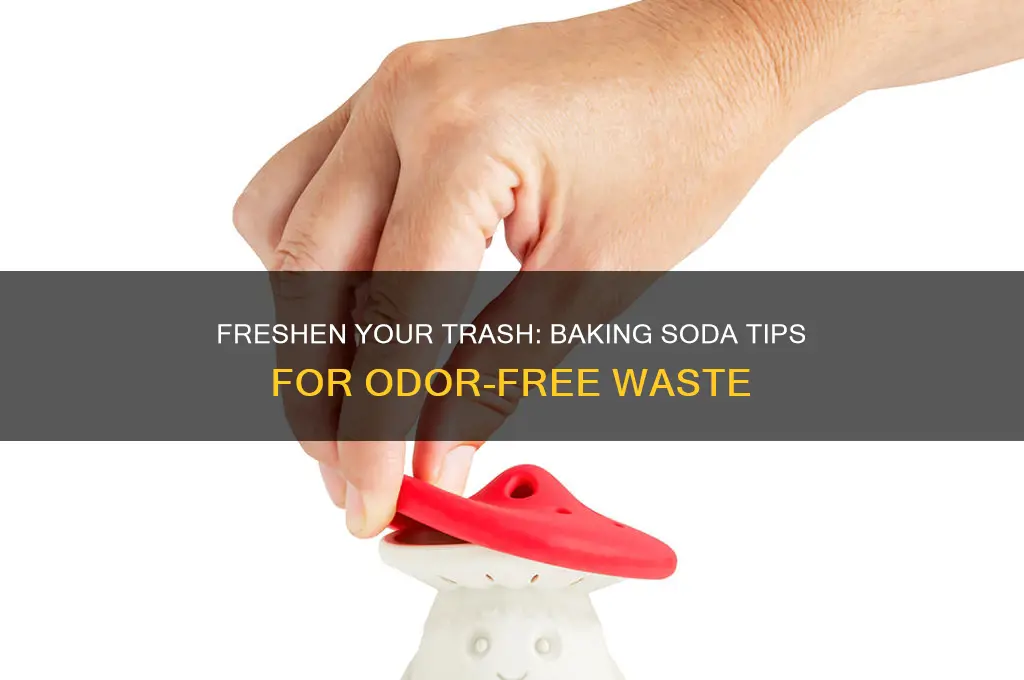 how to use baking soda as a waste deodorizer